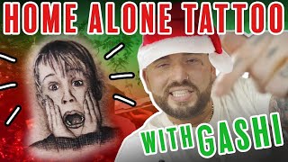 GASHI gets &quot;Home Alone&quot; TATTOO! by Romeo Lacoste