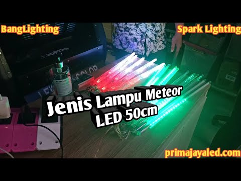 Nyobain, Lampu RGB HUJAN meteor Terbaru..Murah Bagus dan awet.. 