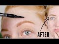 MAYBELLINE TATTOO BROW INK PEN DEMO & REVIEW! (Blonde)