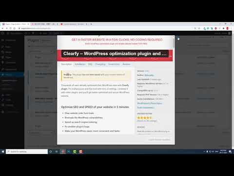 Wordpress All In One Solutions Free Plugin   Clearify for SEO, SPeed and Security