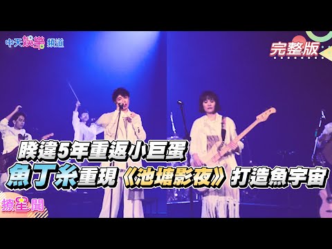 【撩星聞】睽違5年重返小巨蛋    魚丁糸重現《池塘影夜》打造魚宇宙