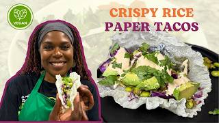 20-Minute Crispy Rice Paper Tacos with Edamame & Avocado | Plant-based Recipe