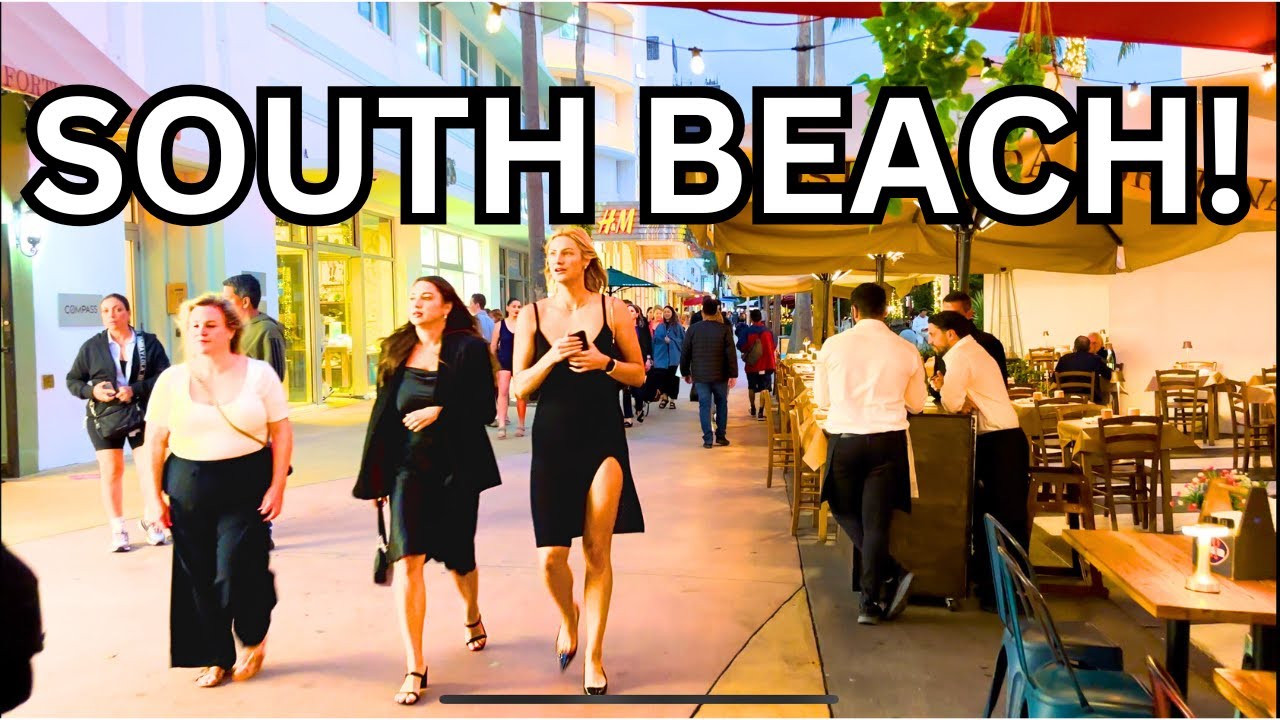 Walking SOUTH BEACH MIAMI at Night! | Lincoln Road Miami Beach 2025
