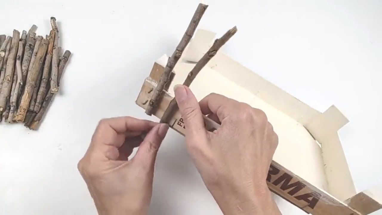 Ideas con RAMAS, BIDONES y BANDEJAS!! Super reciclaje! #artesanato #diy #manualidades #reciclaje