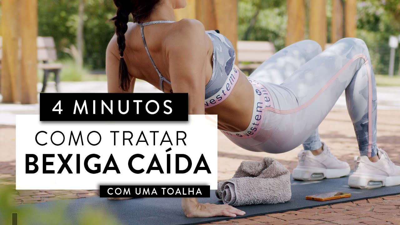 Como EVITAR a Bexiga CAIDA - Treino fácil para fazer em casa! - Carol Borba