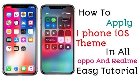 oppo A5s How To Apply iOS Theme in Android phone| iOS 13 Theme in oppo And Realme Device