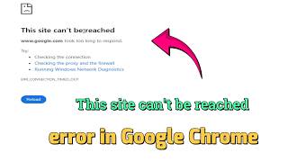 How to Fix This site can't be reached error in Google Chrome Fixed This Site Can T Be Reached Error In Google Chrome
