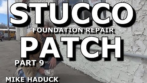 FOUNDATION REPAIR (Part 9) Mike Haduck