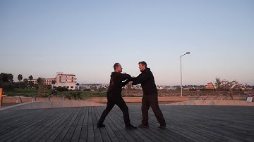 Andy Mack push hands - Cyprus