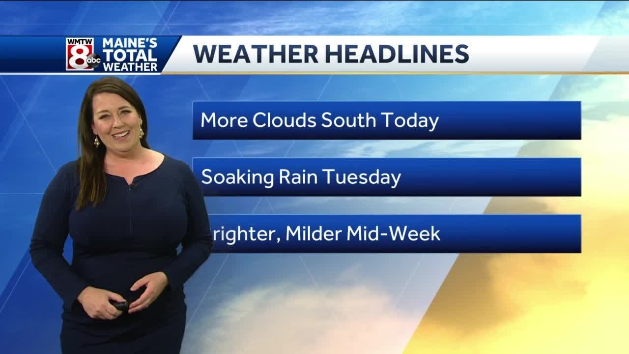 Some sun, some clouds today and beneficial rain on the way Tuesday ...