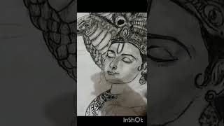 how to draw vishnu ji #sktech