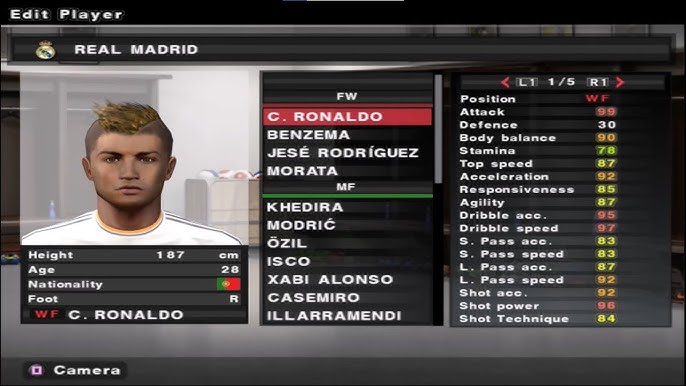 London FC (Chelsea) PES 2013 Stats