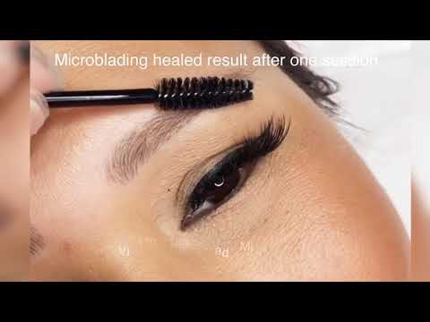Phibrows Microblading Healed Result