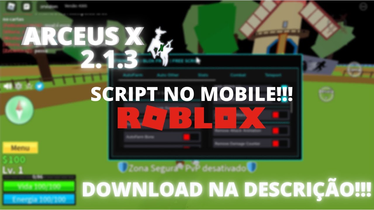 EXECUTOR PARA ROBLOX DE SCRIPTS ARCEUS X ATUALIZADO 2.1.3. 