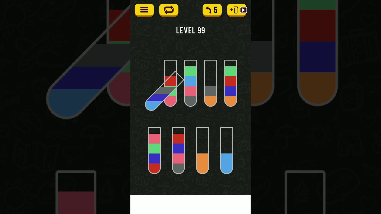 Water Sort Puzzle Level 99 | Level 99