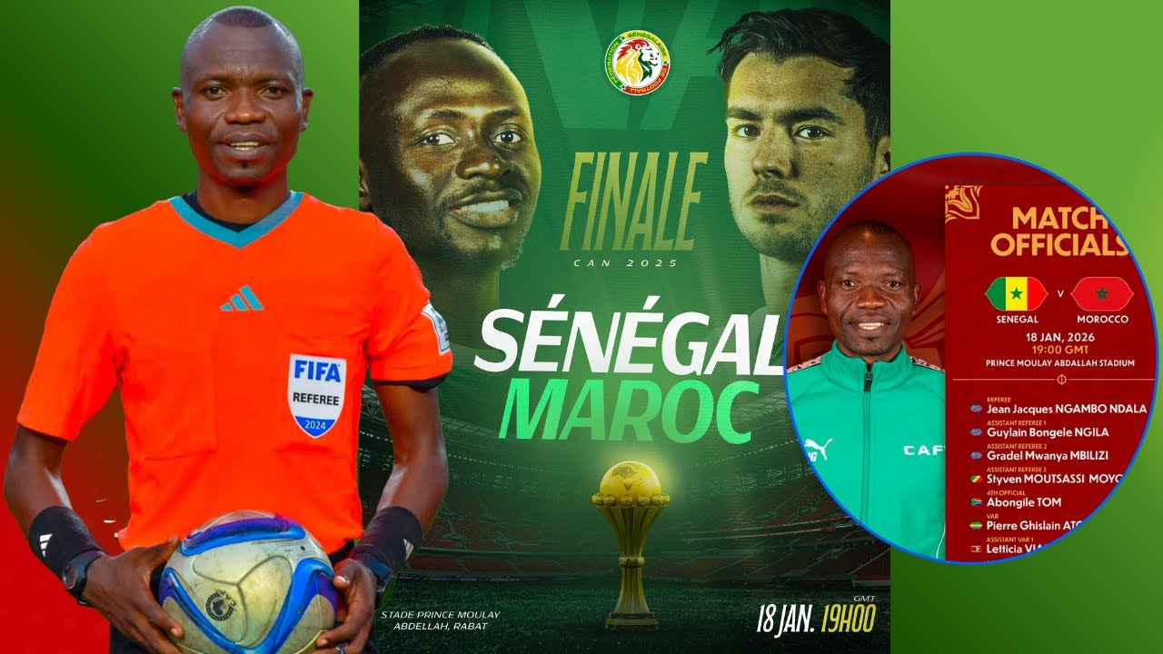 Sénégal–Maroc : qui est l’arbitre Jean-Jacques Ndala ?