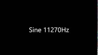 Sine 11270Hz Audio Only