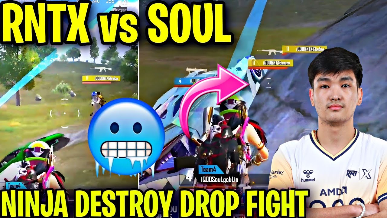 RNTX vs SOUL 🥶 Shadow Wipe IQOOSOUL 🔥 Ninja Drop Clash 🚨 - YouTube