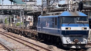 JR貨物EF210形100番台106号機〔新〕（新塗装・菱形パンタ）＋空コキ5B