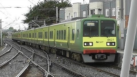 Irish Rail 8520 Class Dart Train 8621 - Howth Junction Station, Dublin