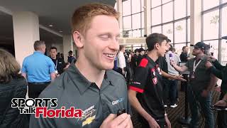 Interview with IndyCar Driver Christian Rasmussen in Florida