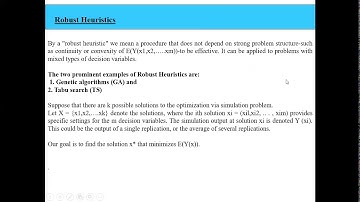 Module5 Optimization via Simulation