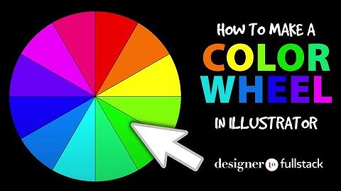 Circle HSB Color Wheel (use Live Paint) | Illustrator Tutorial