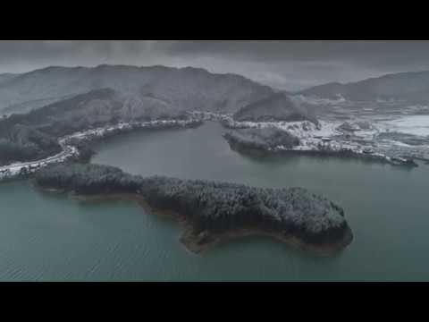 Aoos Springs, Lake with snow 4K - Epirus - Greece | Phantom 4 Pro