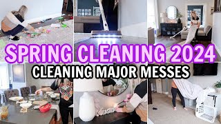 SPRING DEEP CLEAN WITH ME | COMPLETE DISASTER CLEANING MOTIVATION | DEEP CLEAN & DECLUTTER WITH ME