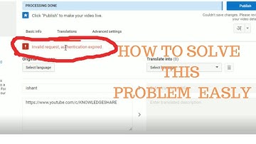 How to remove invalid Request authentication expired problem