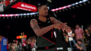 NBA 2K19: NBA regular season 50-point performances