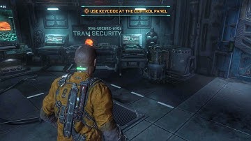 The Callisto Protocol | Reach oxygen control room | Use keycode at the control panel | Habitat