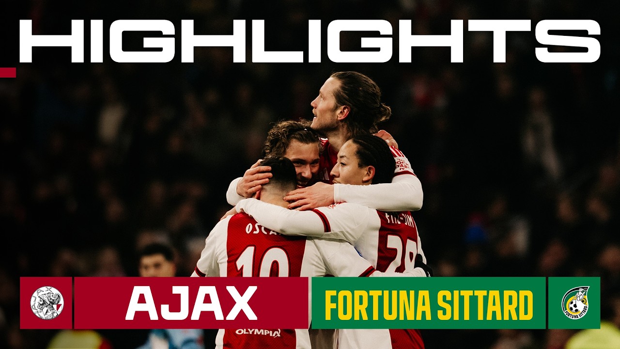 Three points at home 🇧🇪 | Highlights Ajax - Fortuna Sittard | VriendenLoterij Eredivisie