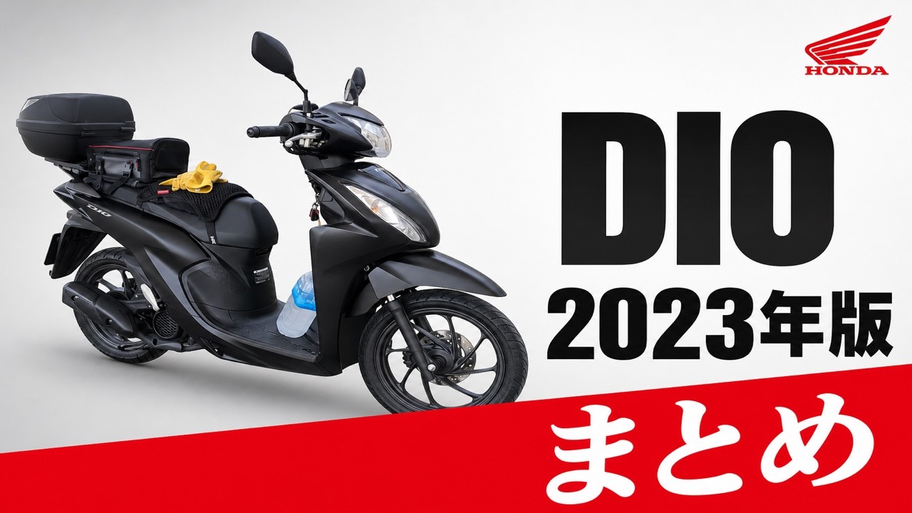 HONDA DIO110納車後6か月後の感想まとめ 買ってよかった?【来年購入の HONDA DIO110納車後6か月後の感想まとめ 買ってよかった?【来年購入の
