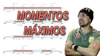 Cómo obtener lo máximos momentos en vigas