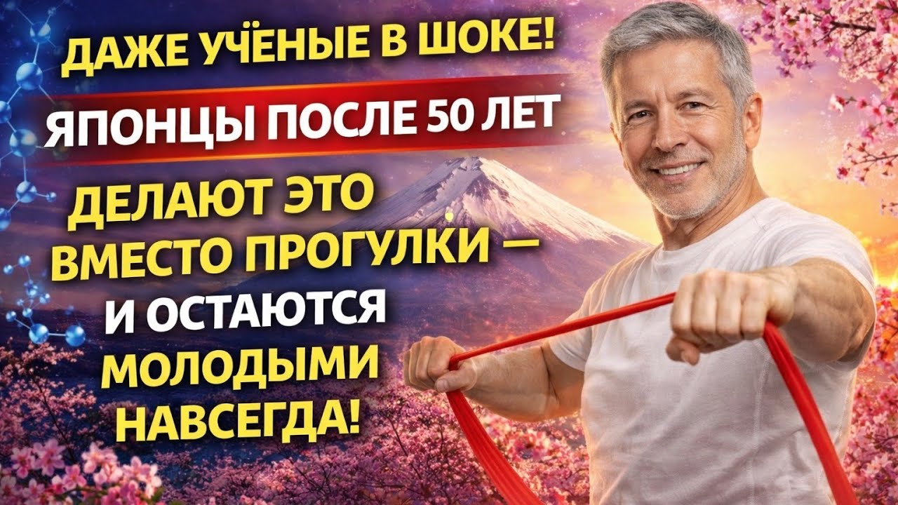 ДАЖЕ УЧЁНЫЕ В ШОКЕ! Японцы 50+ Делают Это Вместо Прогулки — И Выглядят На 20 Лет Моложе!