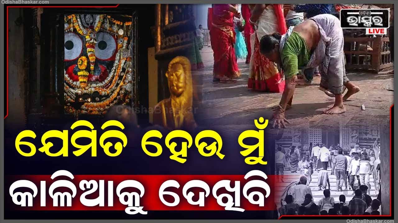 ଶାରିରରେ ବଳ ନାହିଁ, ହେଲେ ରହି ପାରିଲେନି ଘରେ ଜଗନ୍ନାଥଙ୍କୁ ଦର୍ଶନ କରିବାକୁ ଗୁରୁଣ୍ଡି ଗୁରୁଣ୍ଡି ଗଲେ...