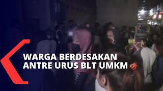 Antrean Pencairan BLT UMKM di Medan Buat Kerumunan, Polisi Bujuk Warga Pulang