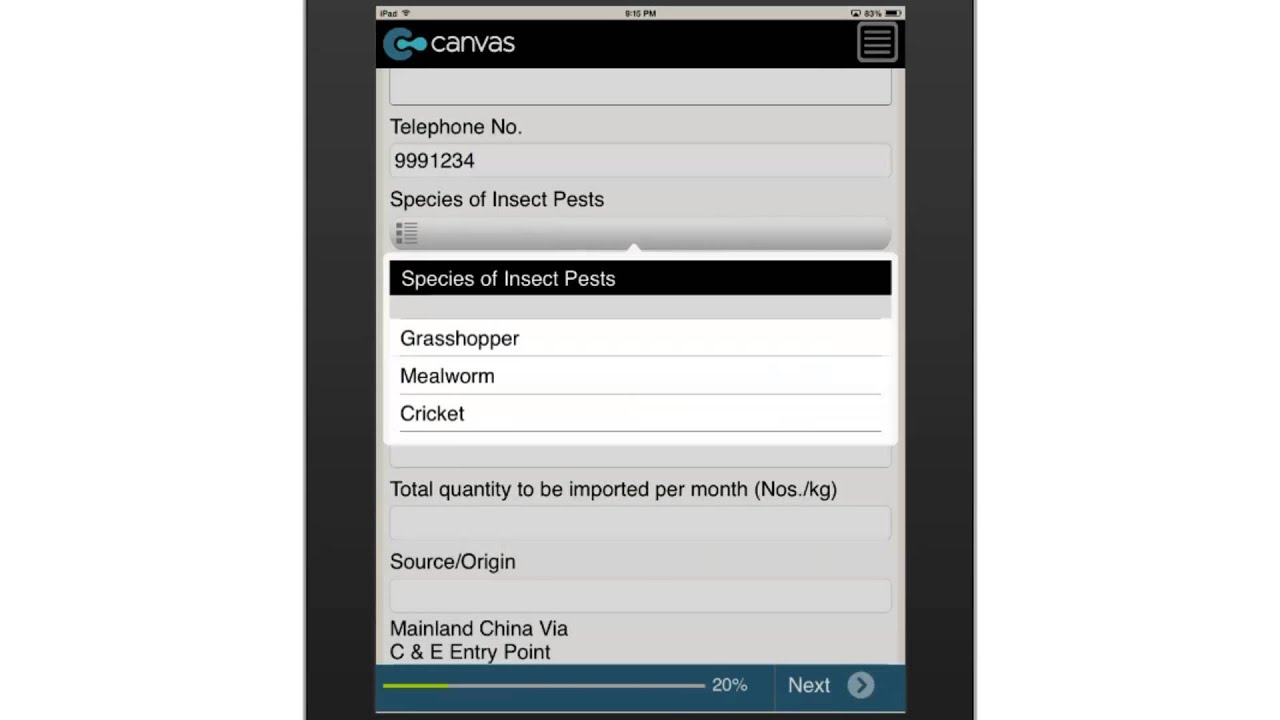 Insect Pests Import from Mainland China Authorization Application (Hong Kong)