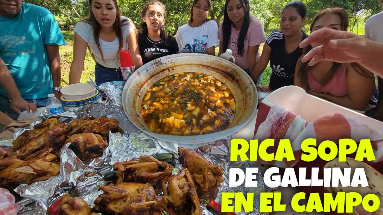 Mira la rica gallina asada y sopa que disfrutará la plaga. Cumpleaños de Army. P 11