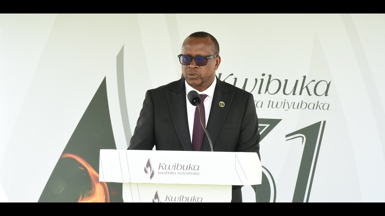Kwibuka31: Ikiganiro cya Minisitiri Dr Bizimana i Murambi (Nyamagabe, 21/4/2025)