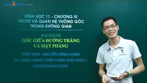 Bài tập tính góc giữa đường thẳng và mặt phẳng