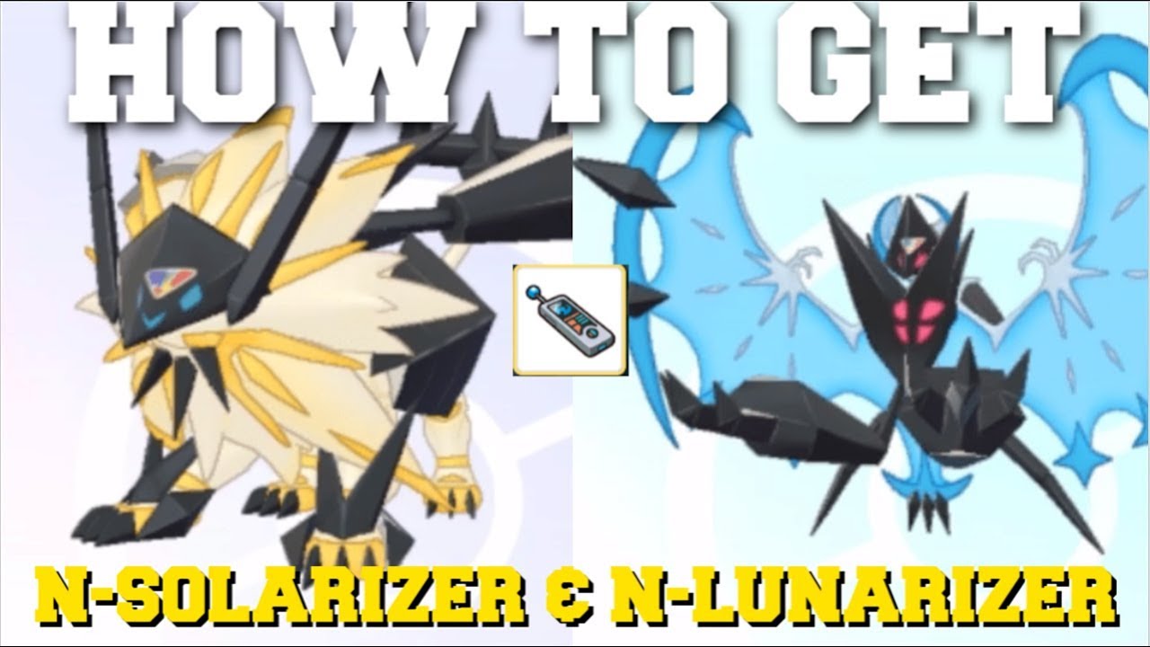 Shiny Necrozma, lunala and Solgaleo for Pokemon Sword and Shield + 3  Masterballs