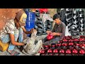 The best mass production process of making motorcycle helmets  complete process