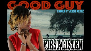FIRST TIME HEARING  Eminem - Good Guy ft. Jessie Reyez | REACTION (InAVeeCoop Reacts)