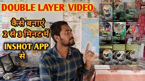 Trending Double Layer Video Editing In Inshot|| Double Layer Video Kaise Banaye || VnVideo Editor ||