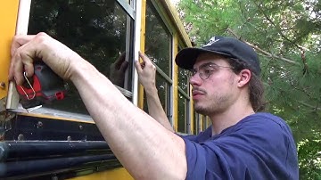 Skoolie Window Screen!! (quick and easy)