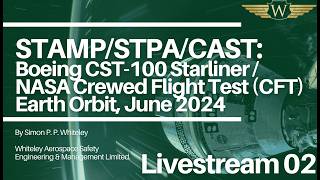 STAMP / STPA / CAST Livestream 02: Boeing CST-100 Starliner / NASA Crewed Flight Test, June 2024