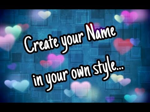 How To Use Name Art App Name Art Create Your Name In Your Own Style Name Art 17 Youtube