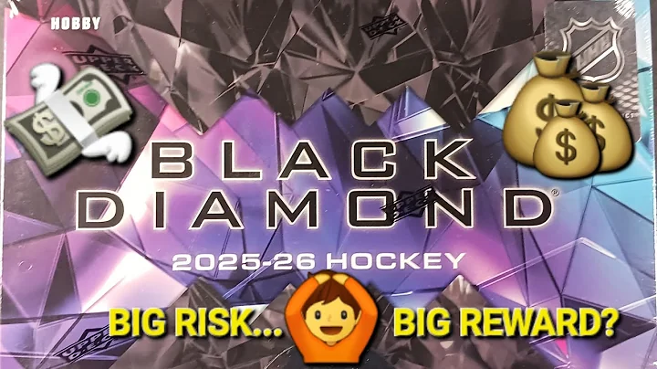 BIG RISK, BIG REWARD? 💎 2025-26 UPPER DECK BLACK DIAMOND & BLACK FRIDAY MEGA BOX BREAK #hockeycards